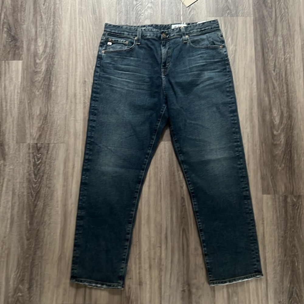 Adriano Goldschmeid AG-ED Ex-Boyfriend Slouchy Slim Jeans 32 Dark Wash Denim